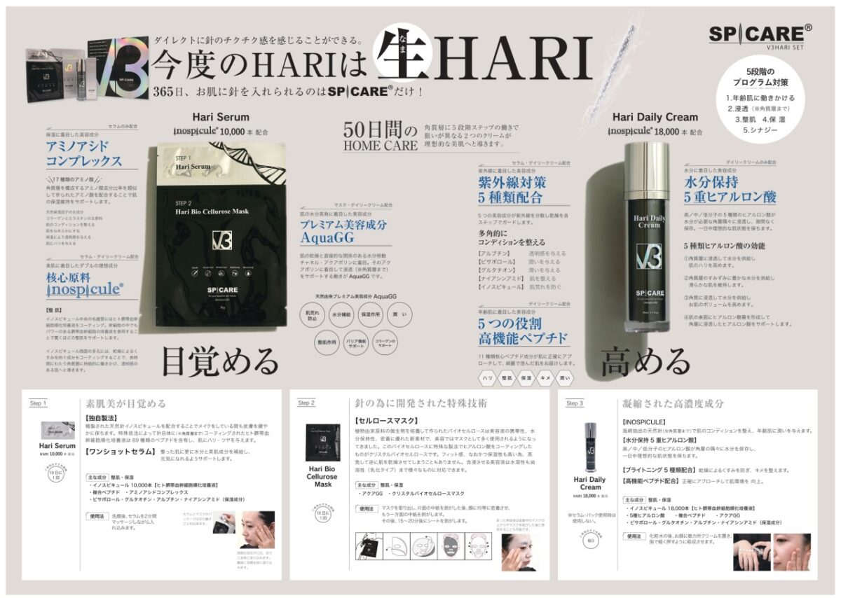 V3 HARI SET（ハリセット） | 美容室レ・アール | 愛知県名古屋市の髪質改善サロン